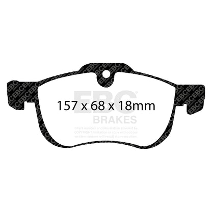 EBC Zestaw klocków hamulcowych ULTIMAX2 przód MG Rover GBP90342