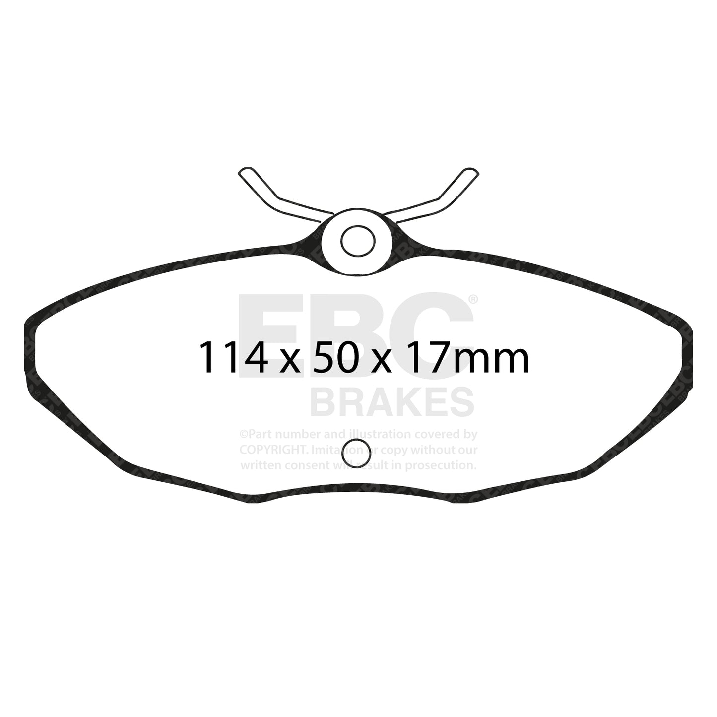 EBC GREENSTUFF Brake Pad Set Rear Ford Jaguar Lincoln XR812436