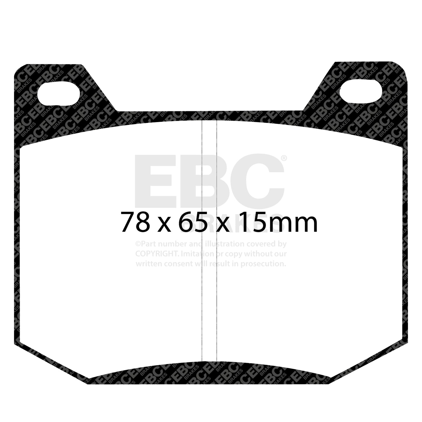 EBC Zestaw klocków hamulcowych ULTIMAX2 przód Chrysler (UK)