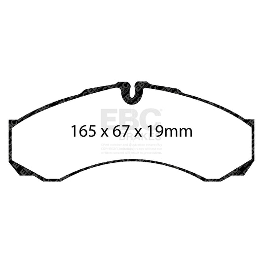 EBC ULTIMAX2 Brake Pad Set Iveco Commercial Renault Commercial