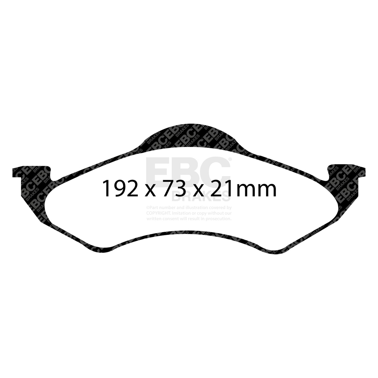 EBC ULTIMAX2 Front Brake Pad Set Dodge (USA)