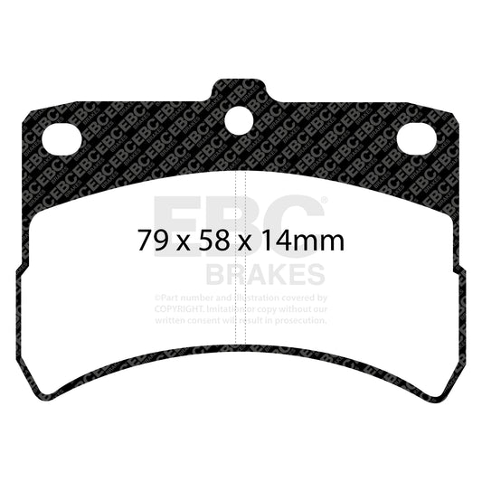 EBC ULTIMAX2 Brake Pad Set Front Daihatsu Perodua 0449197202