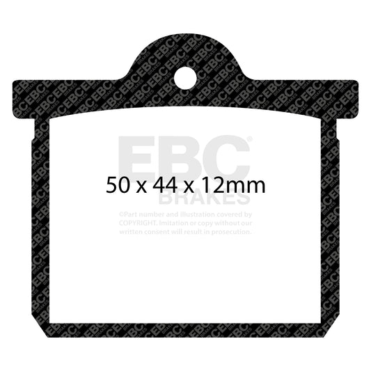 EBC ULTIMAX2 Brake Pad Set rear Citroen