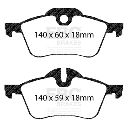 EBC Ultimax2 Front Brake Pad Set Mini