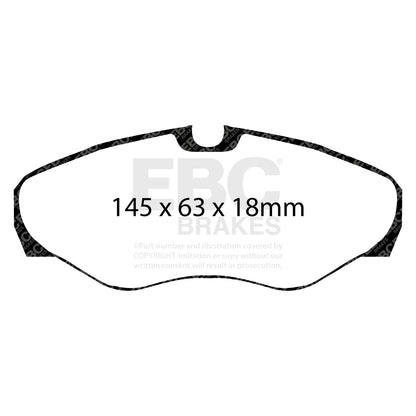 EBC Brake Pad Set ULTIMAX2 Front Nissan Commercial Opel