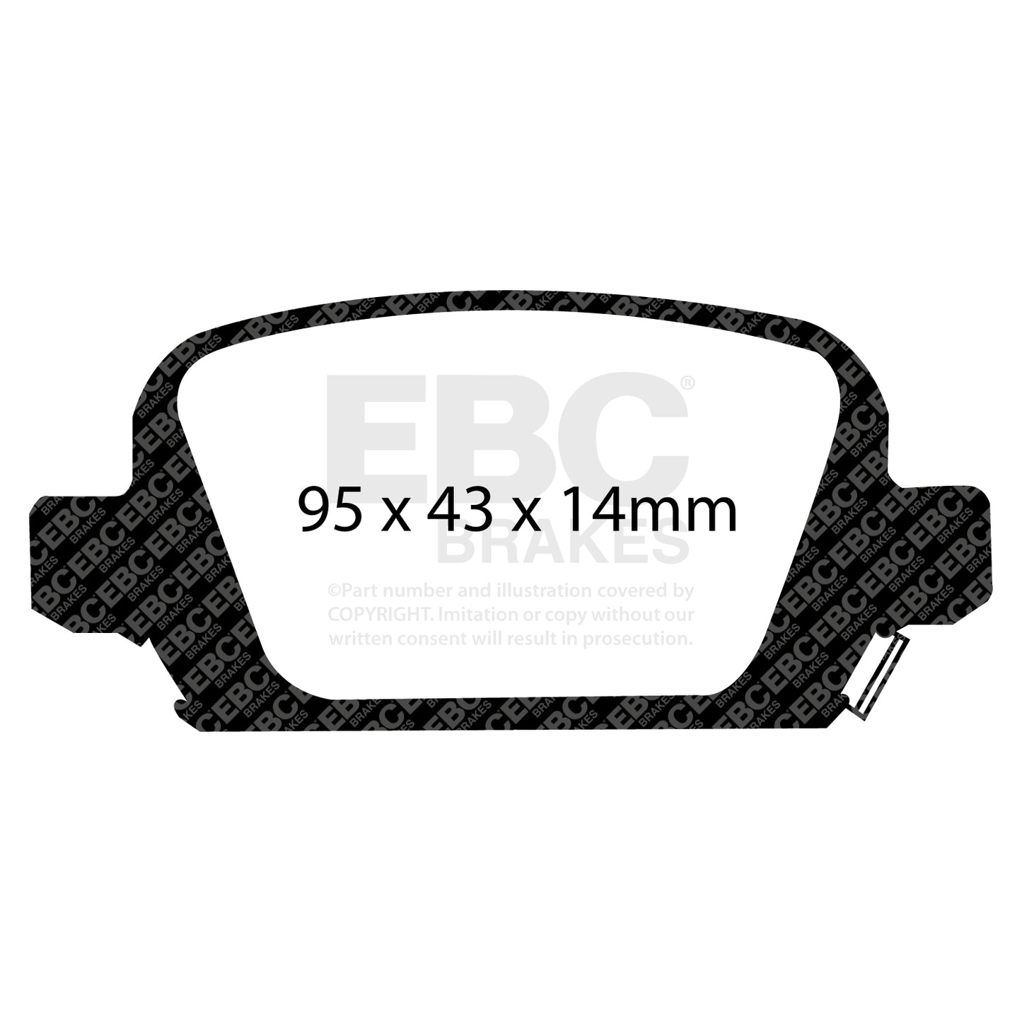 EBC ULTIMAX2 Brake Pad Set Rear