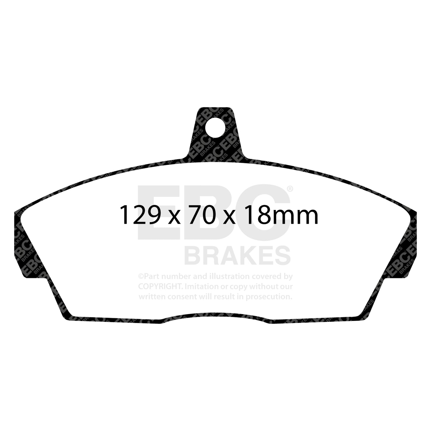 EBC GREENSTUFF Brake Pad Set front Land Rover SFP100360