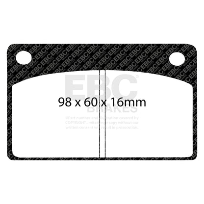 EBC BLUESTUFF NDX Brake Pad Set Grinnall Hi-Spec Volvo 2701639