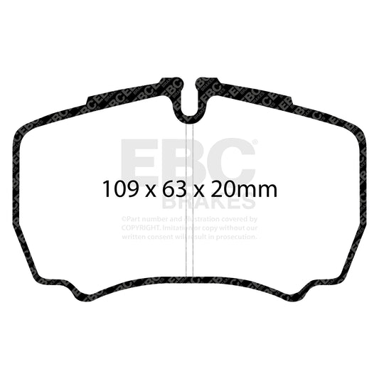 EBC ULTIMAX2 Rear Brake Pad Set Ford Commercial