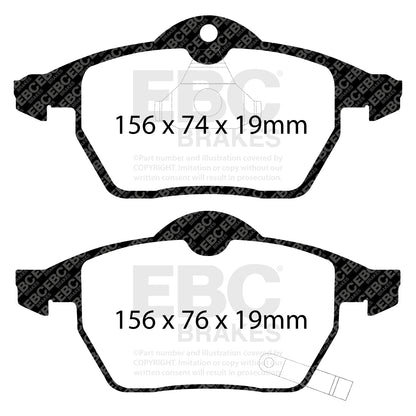 EBC REDSTUFF Front Brake Pad Set