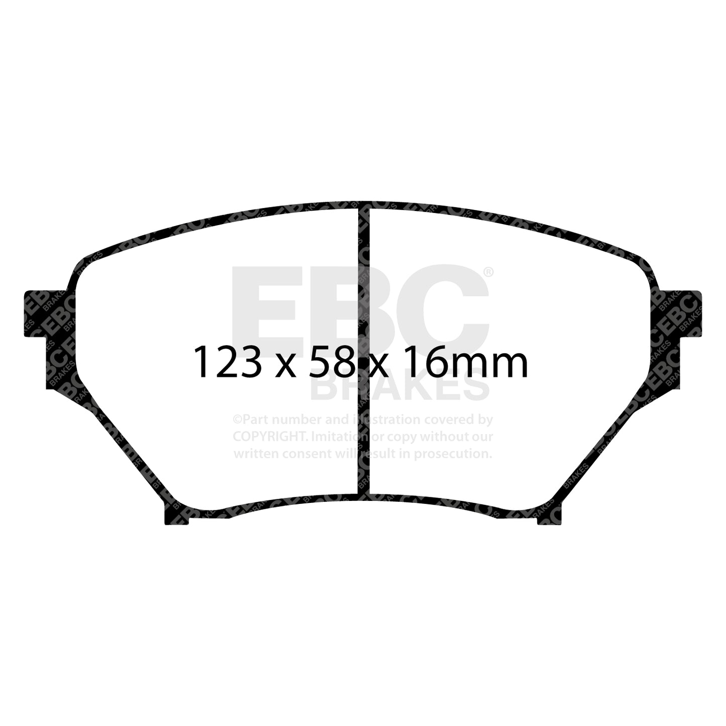 EBC ULTIMAX2 Front Brake Pad Set Mazda
