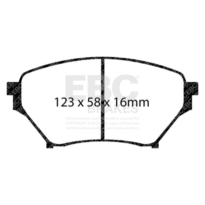 EBC ULTIMAX2 Front Brake Pad Set Mazda