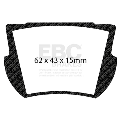 EBC ULTIMAX2 Brake Pad Set Austin Healey Berkeley Diva
