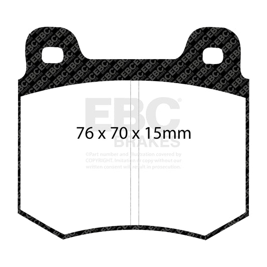 EBC ULTIMAX2 Front Brake Pad Set Chrysler (UK)