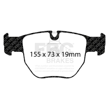 EBC Zestaw klocków hamulcowych ULTIMAX2 przód Land Rover SFC000010