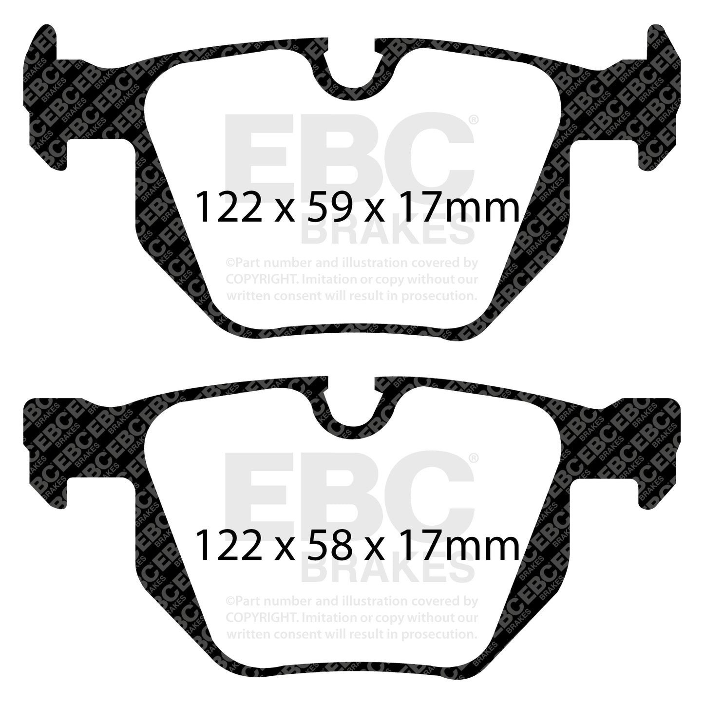 EBC BLUESTUFF NDX Rear Brake Pads Set BMW