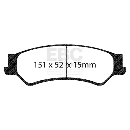 EBC REDSTUFF Rear Brake Pad Set