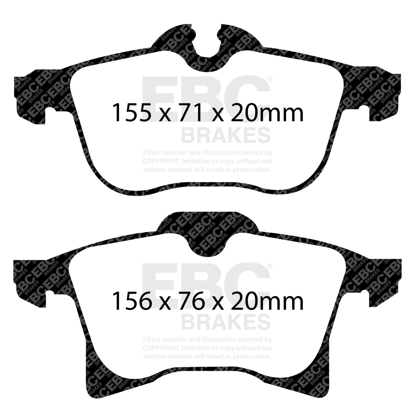 EBC YELLOWSTUFF Front Brake Pad Set