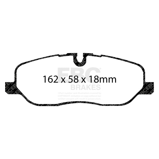 EBC ULTIMAX2 Front Brake Pad Set Land Rover SFP500010