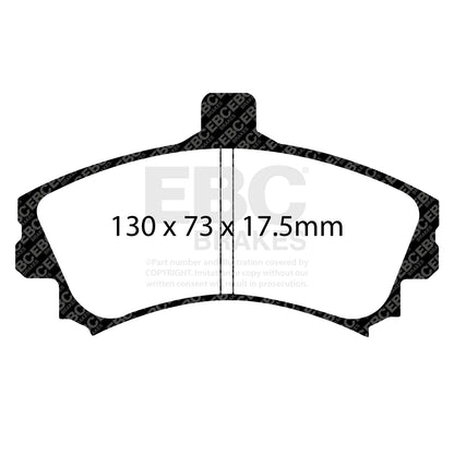 EBC Zestaw klocków hamulcowych ULTIMAX2 przód Smart 45022S1AE20 45022SL0G00