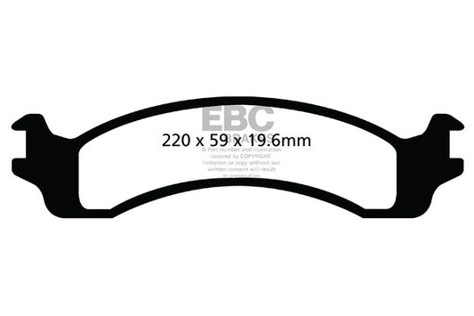 EBC GREENSTUFF Brake Pad Set Dodge