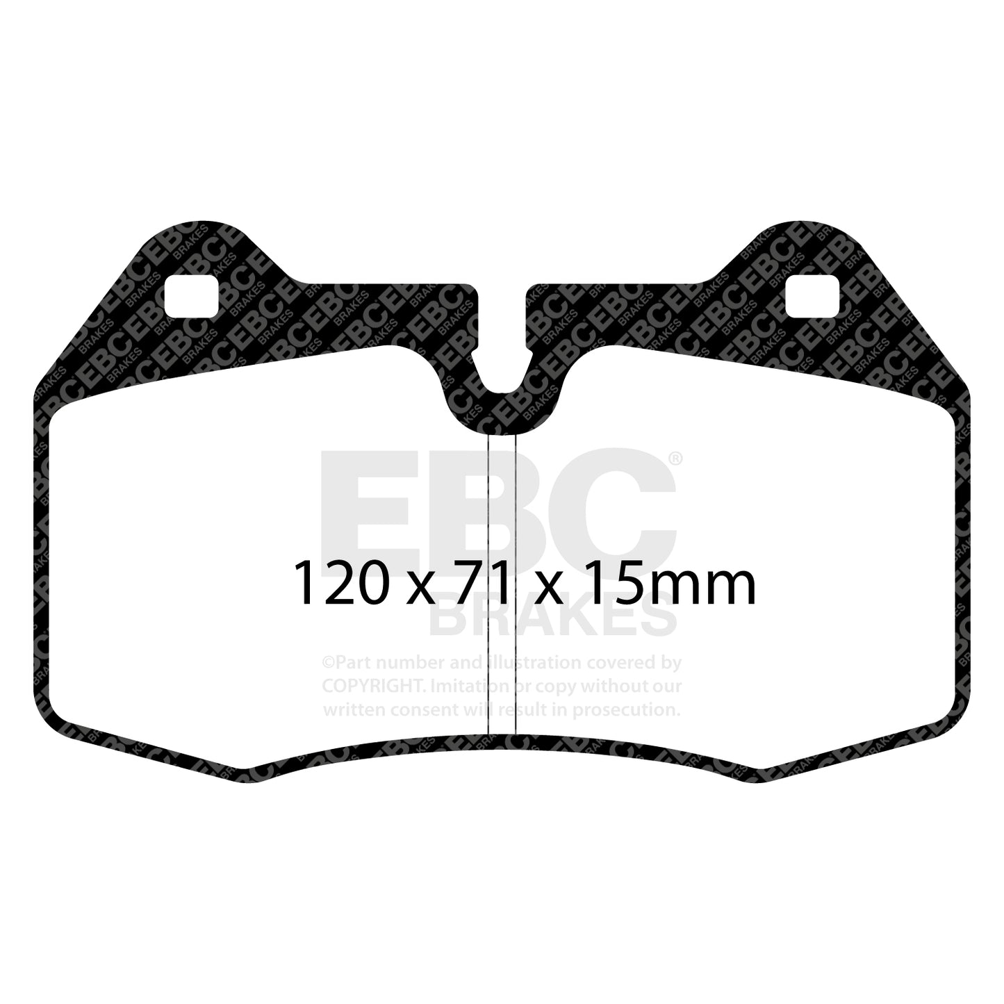 EBC REDSTUFF Front Brake Pad Set Honda Nissan 34111162210