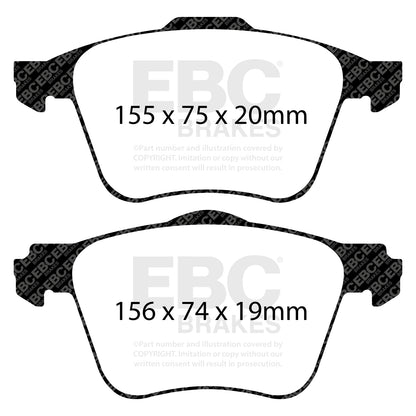 EBC GREENSTUFF Front Brake Pads Set Volvo