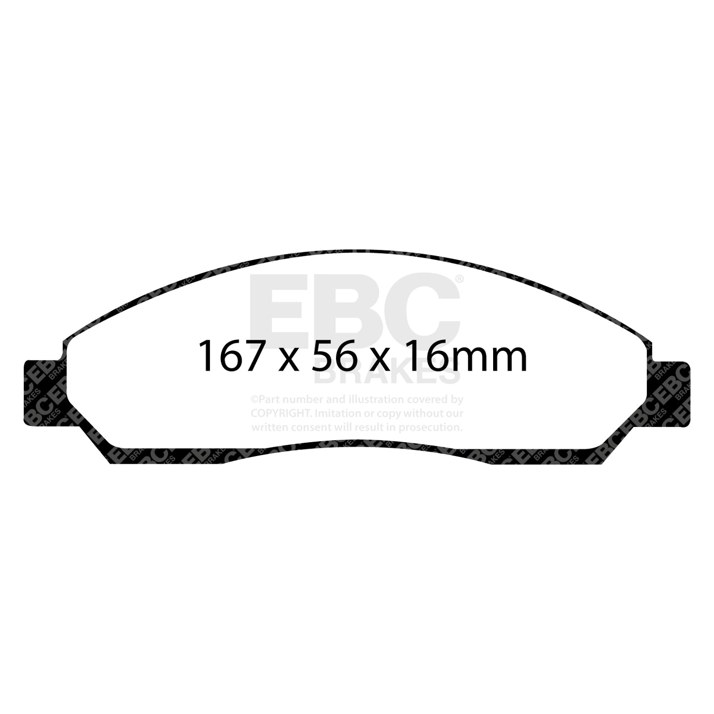 EBC YELLOWSTUFF Front Brake Pad Set