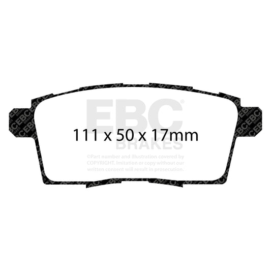 EBC GREENSTUFF Rear Brake Pad Set Mazda