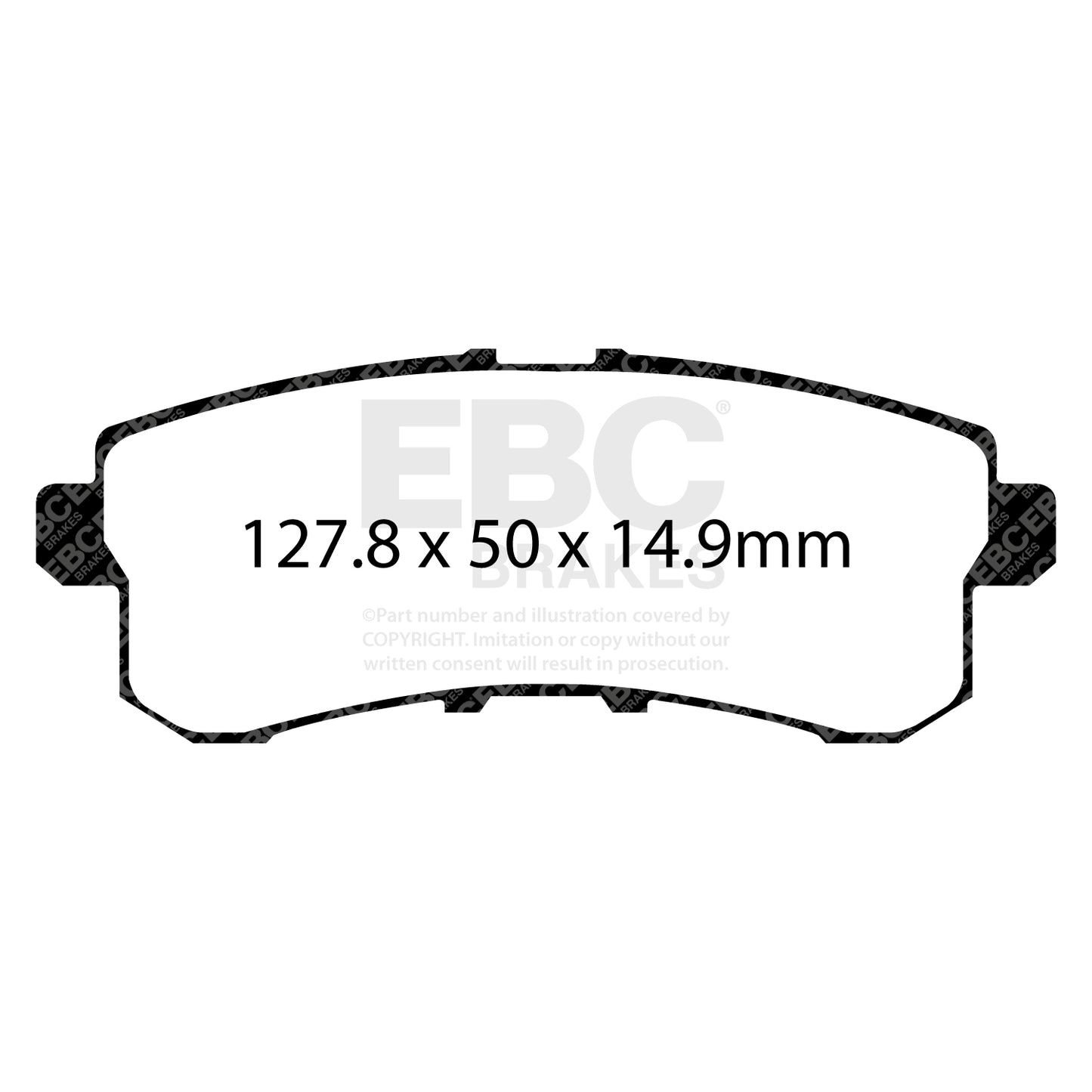 EBC YELLOWSTUFF Rear Brake Pad Set Infiniti Nissan