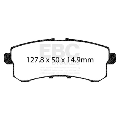 EBC YELLOWSTUFF Rear Brake Pad Set Infiniti Nissan