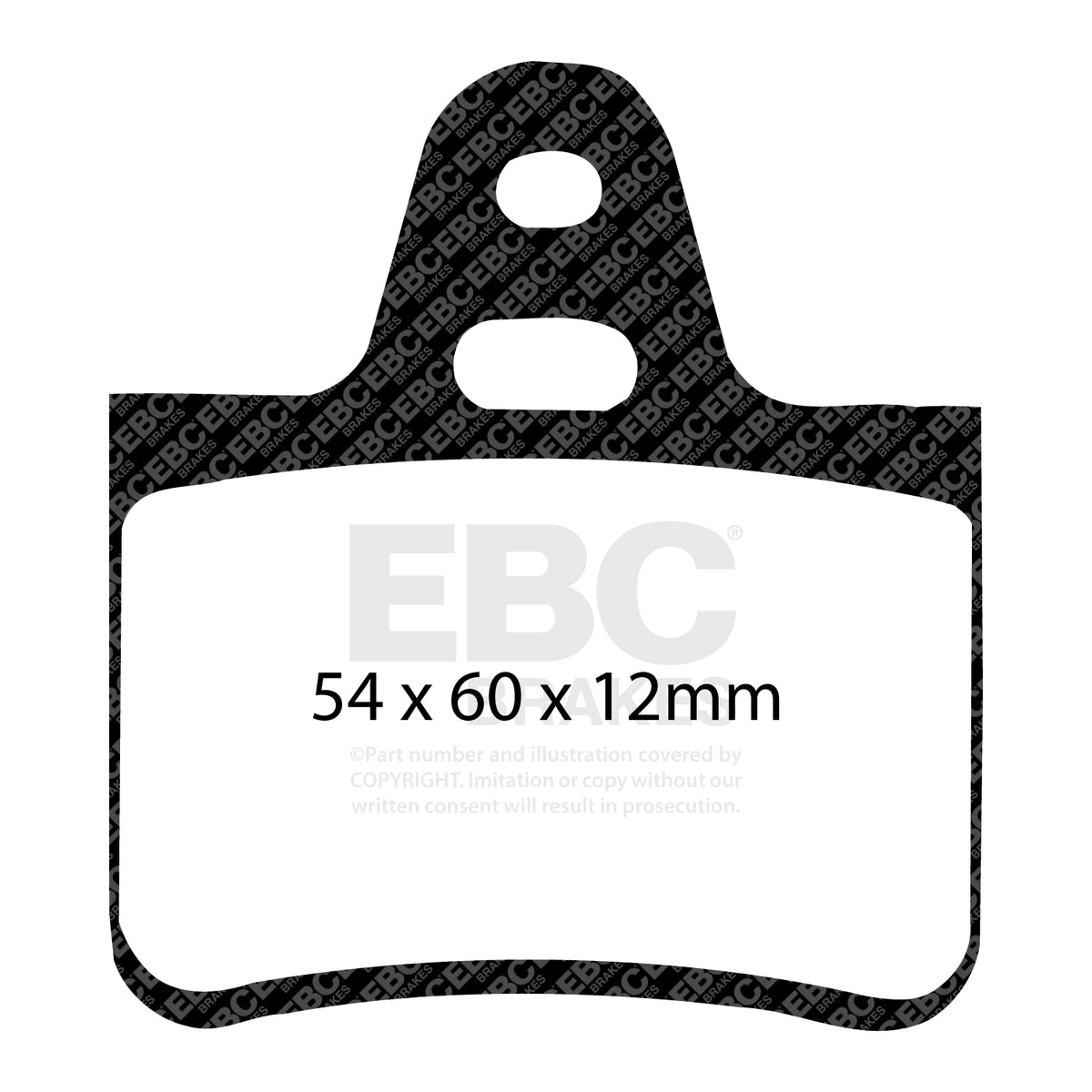 EBC Zestaw klocków hamulcowych ULTIMAX2 tył Citroen 95574309