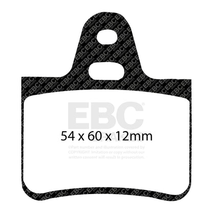 EBC Zestaw klocków hamulcowych ULTIMAX2 tył Citroen 95574309