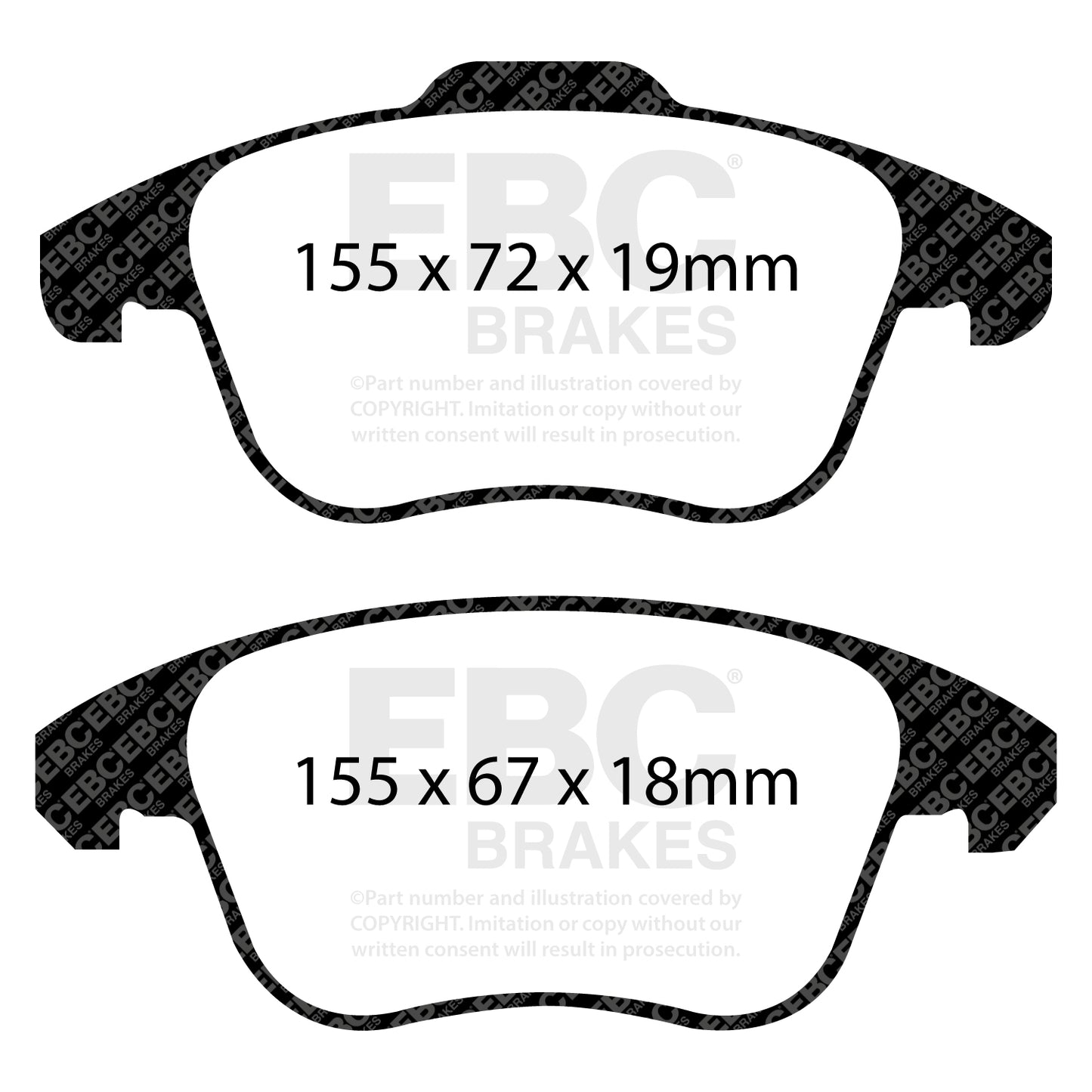 EBC Zestaw klocków hamulcowych ULTIMAX2 przód Citroen DS Opel Peugeot