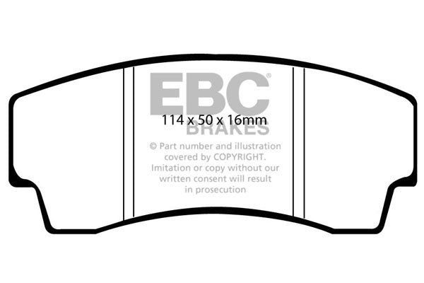 EBC RP-X Racing Brake Pads Set Alcon Ap Racing