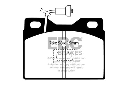 EBC ULTIMAX2 Front Brake Pad Set Chrysler (UK)