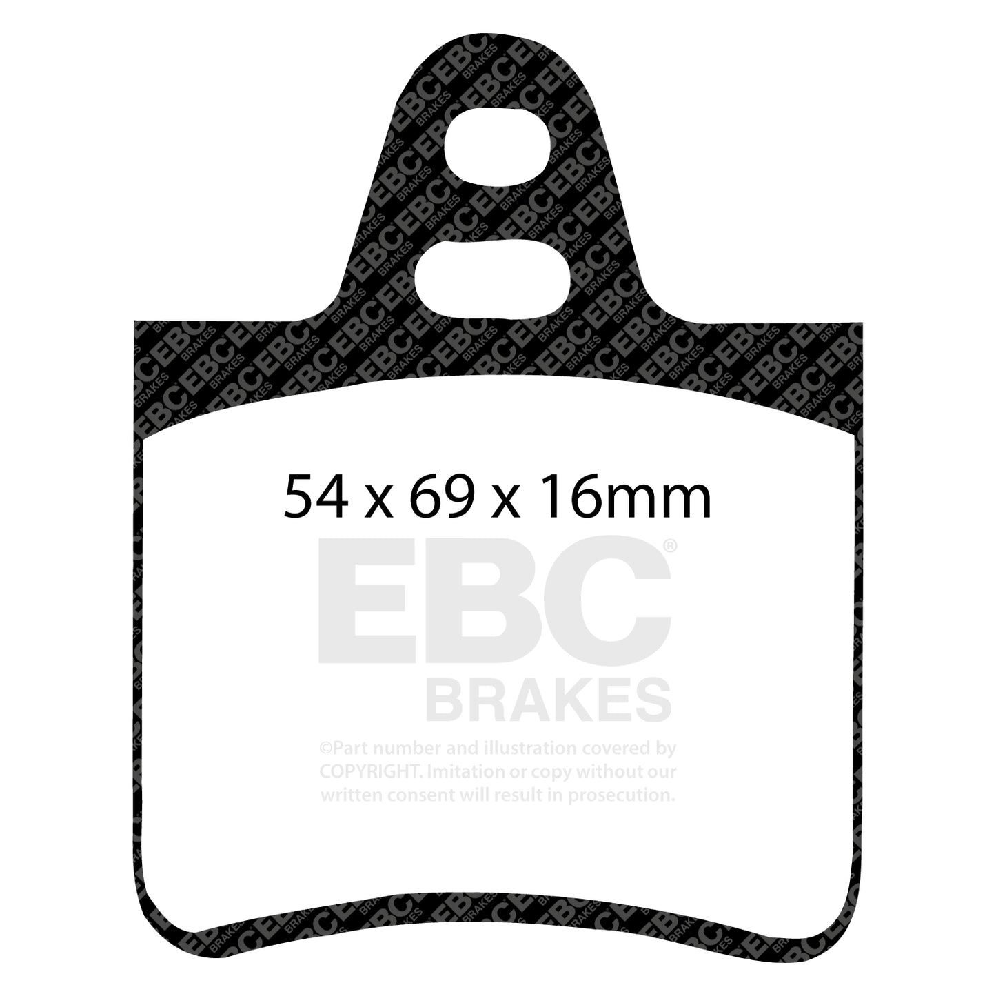 EBC ULTIMAX2 Rear Brake Pad Set Citroen