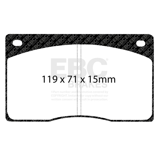 EBC GREENSTUFF Front Brake Pad Set Aston Martin Daimler Jaguar