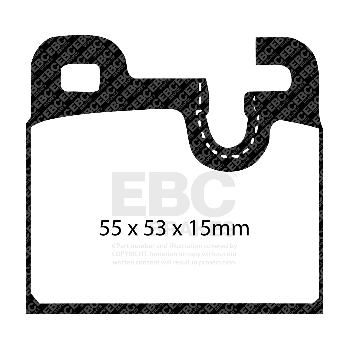 EBC ULTIMAX2 Brake Pad Set Rear BMW 34211159265 34211159267