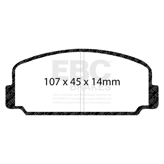 EBC ULTIMAX2 Brake Pad Set front Daihatsu Toyota