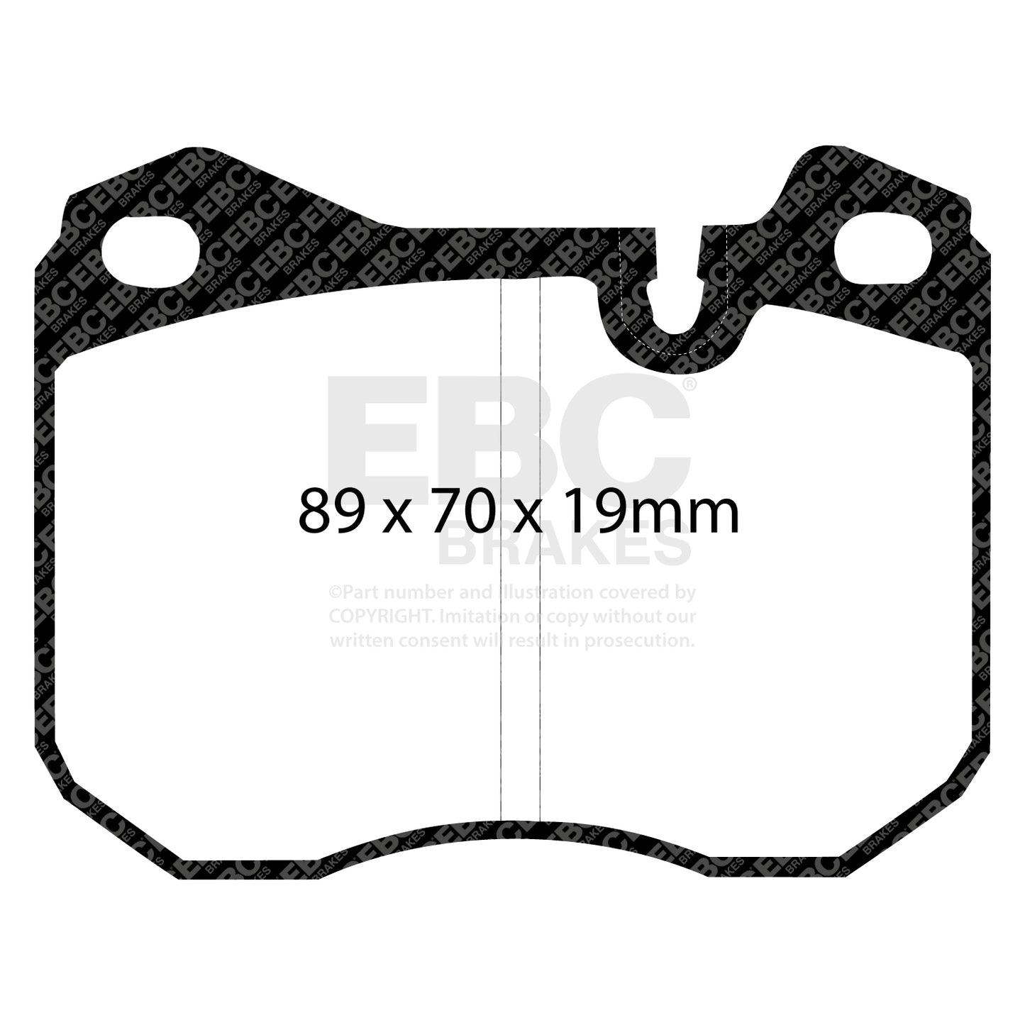 EBC Zestaw klocków hamulcowych ULTIMAX2 przód Porsche 477698155 92835195100