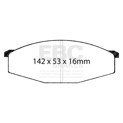 EBC ULTIMAX2 Front Brake Pad Set Datsun Nissan Commercial