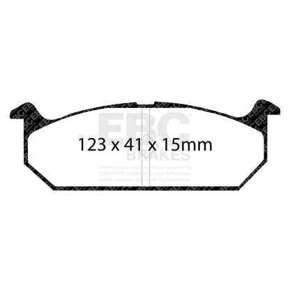 EBC Zestaw klocków hamulcowych ULTIMAX2 przód Suzuki 5520082850 5521082020