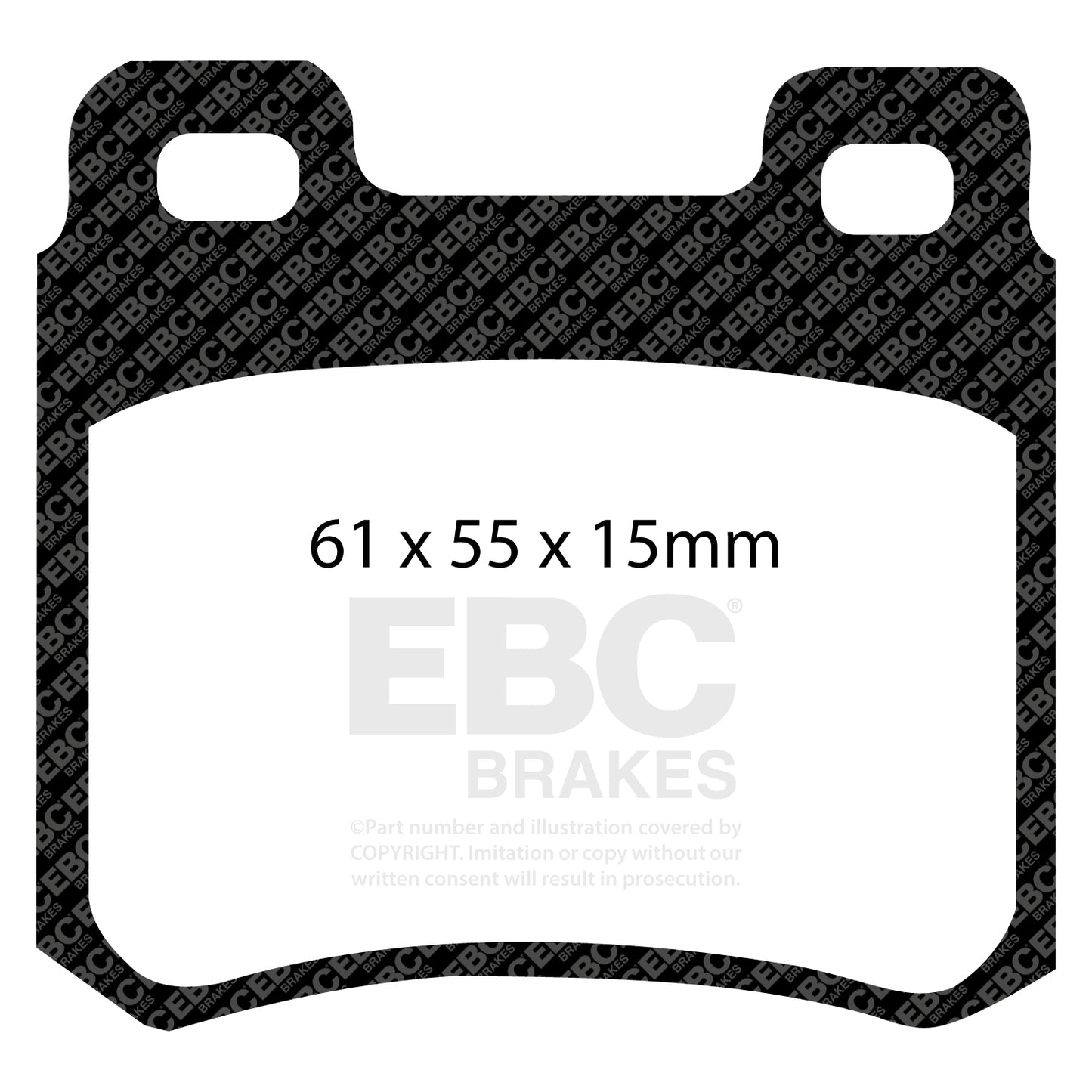 EBC GREENSTUFF Brake Pad Set Rear Mercedes-Benz
