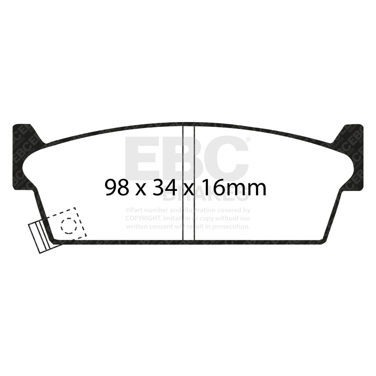 EBC ULTIMAX2 Rear Brake Pad Set