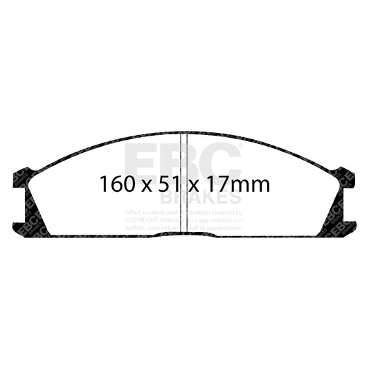 EBC GREENSTUFF Front Brake Pads Set