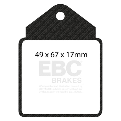 EBC BLUESTUFF NDX Brake Pad Set Alfa Romeo Jaguar