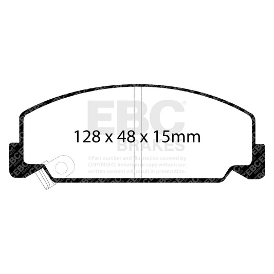EBC ULTIMAX2 Front Brake Pad Set Honda