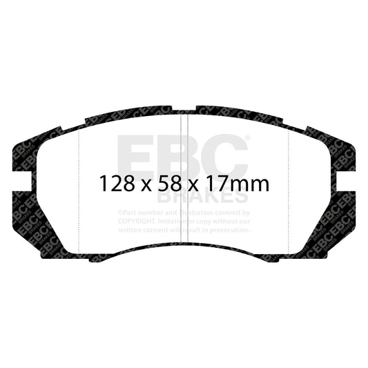 EBC ULTIMAX2 Front Brake Pad Set Subaru 26296AA040 26296FA041