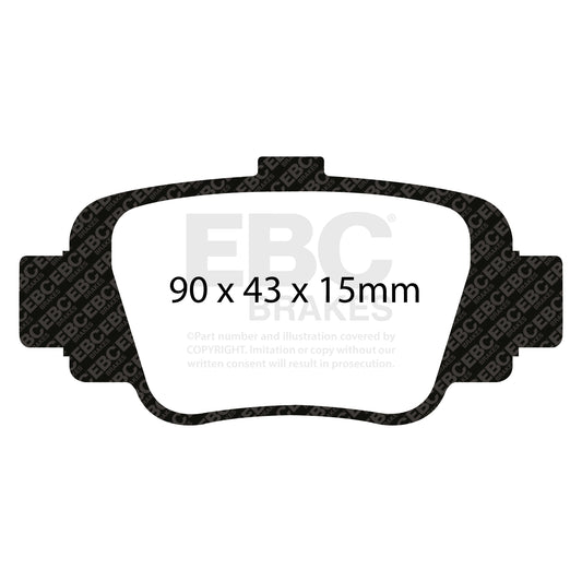 EBC ULTIMAX2 Rear Brake Pad Set Nissan 4406099B25